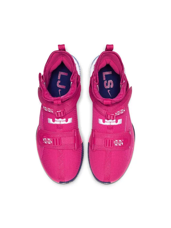 Кроссовки леброн солдат 13 Nike — изображение 4 из 4, розовый красный/белый