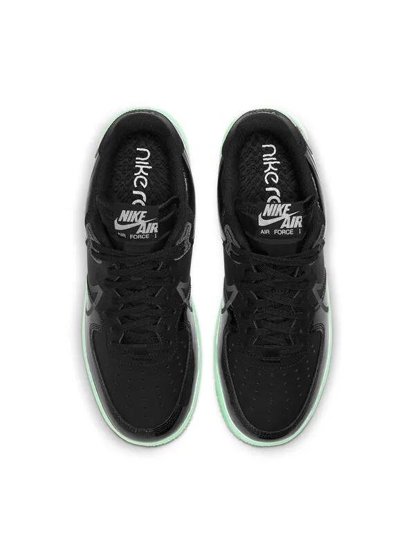 Кроссовки air force 1 react lv8 Nike — изображение 4 из 4, черный/черный/зеленый