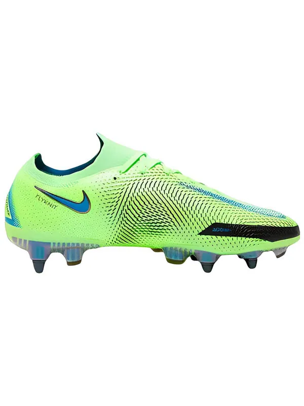 Кроссовки фантом gt elite sg pro Nike — изображение 2 из 4, зеленый/синий/черный