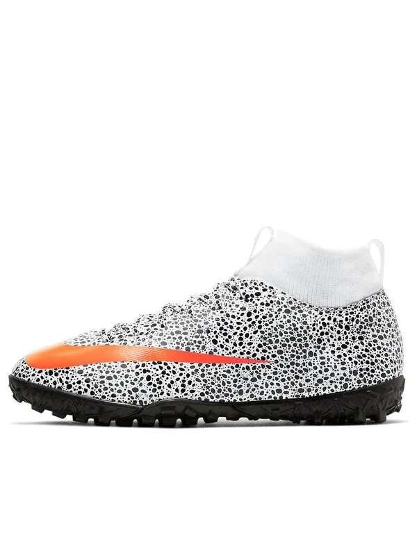 Кроссовки jr. mercurial superfly 7 academy cr7 safari tf turf 'black white orange' Nike — изображение 1 из 4