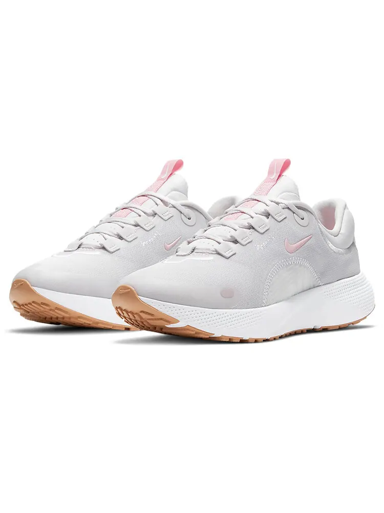 Кроссовки Nike React Escape Run Vast Grey Pink Glaze — изображение 2 из 4, серый
