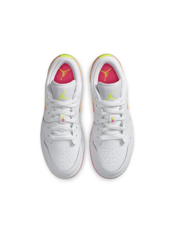 Кроссовки 1 низкие Air Jordan — изображение 4 из 4, белый//розовый