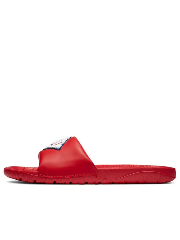 Тапочки break se red slippers Air Jordan — изображение 1 из 4, красный