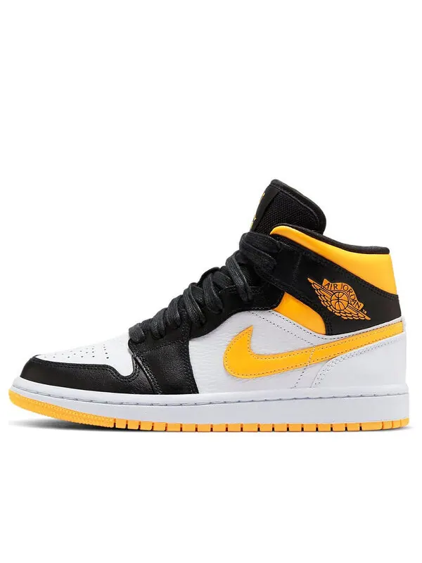 Кроссовки 1 средний размер Air Jordan — изображение 1 из 4, белый/оранжевый/черный