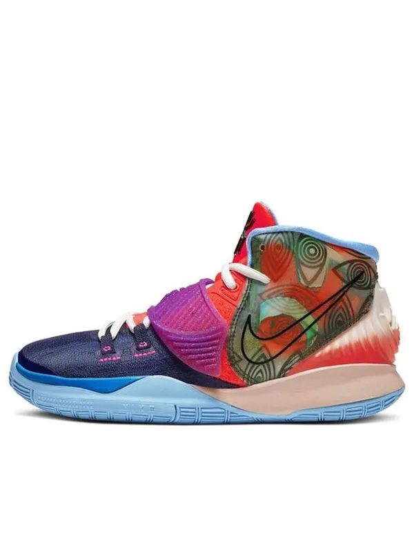 Кроссовки kyrie 6 preheat 'heal the world' Nike — изображение 1 из 4, красный/синий