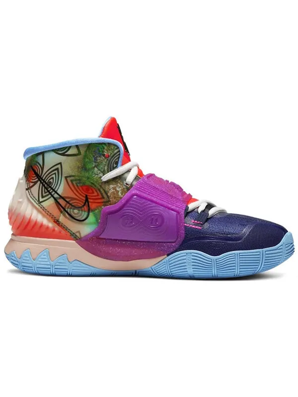 Кроссовки kyrie 6 preheat 'heal the world' Nike — изображение 2 из 4, красный/синий