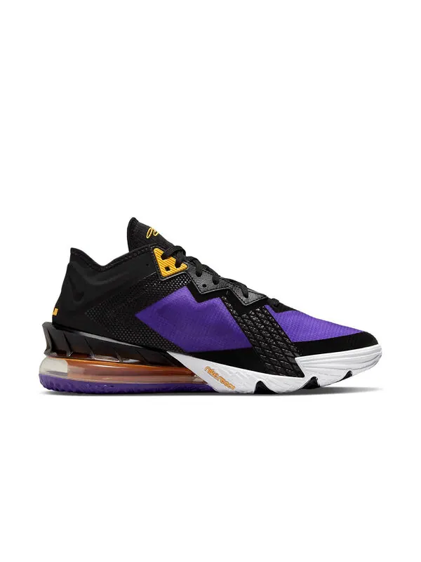 Кроссовки lebron 18 низкие Nike — изображение 2 из 4, черный/фиолетовый/желтый