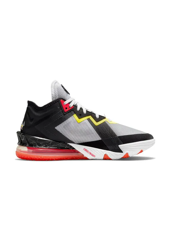 Кроссовки space jam x lebron 18 low ep Nike — изображение 2 из 4, черный/серый/розовый