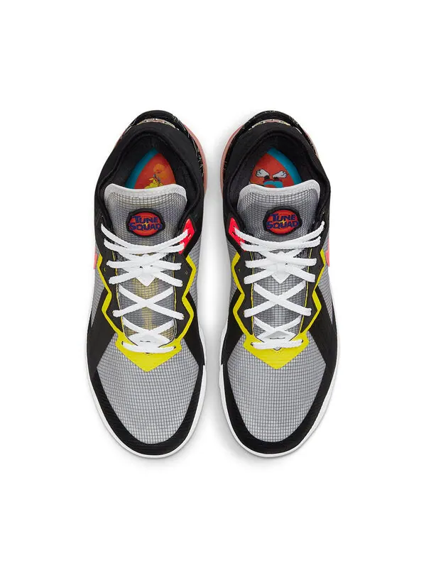 Кроссовки space jam x lebron 18 low ep Nike — изображение 4 из 4, черный/серый/розовый