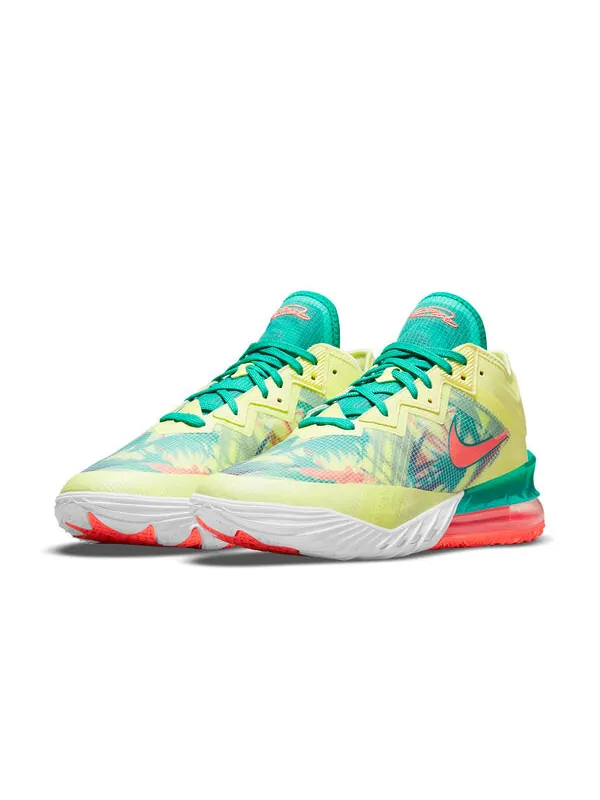 Кроссовки lebron 18 low ep Nike — изображение 3 из 4, белый/яркий-зеленый