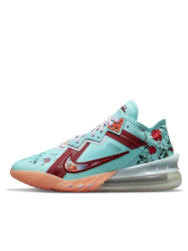 Кроссовки mimi plange x lebron 18 low ep 'daughters' Nike — изображение 1 из 4, красный/розовый/белый