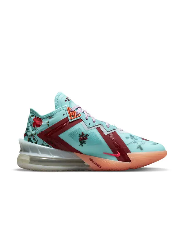 Кроссовки mimi plange x lebron 18 low ep 'daughters' Nike — изображение 2 из 4, красный/розовый/белый