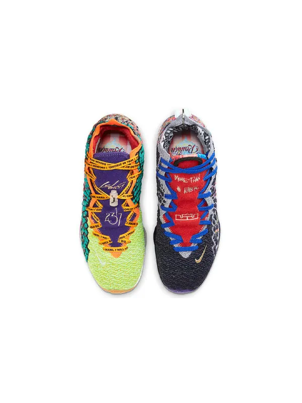 Кроссовки Nike LeBron 17 EP 'What The' — изображение 4 из 4, зеленый