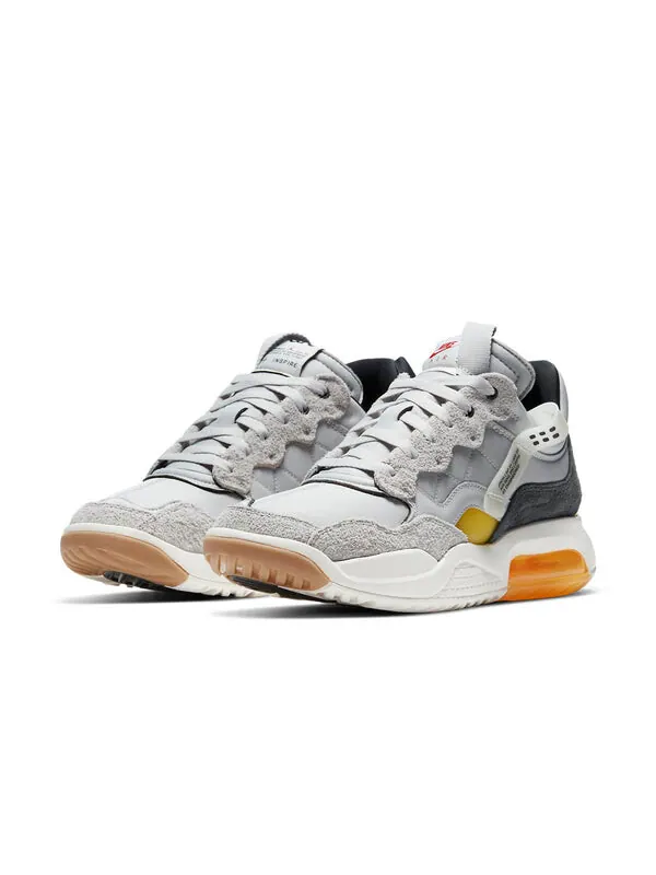 Кроссовки ma2 Air Jordan — изображение 3 из 4, серый/белый/желтый