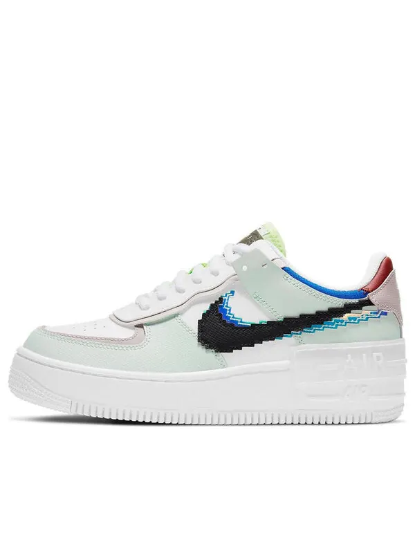 Кроссовки air force 1 shadow se Nike — изображение 1 из 4, белый/зеленый/розовый