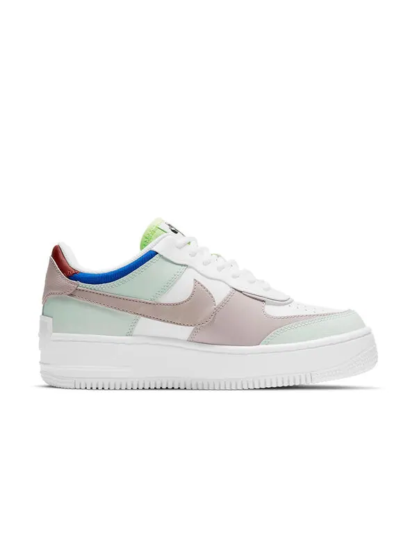 Кроссовки air force 1 shadow se Nike — изображение 2 из 4, белый/зеленый/розовый