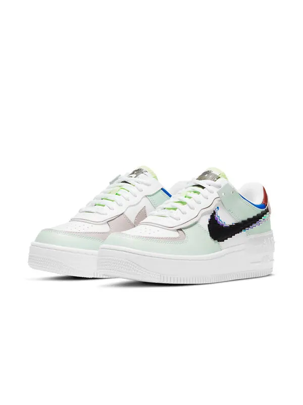 Кроссовки air force 1 shadow se Nike — изображение 3 из 4, белый/зеленый/розовый
