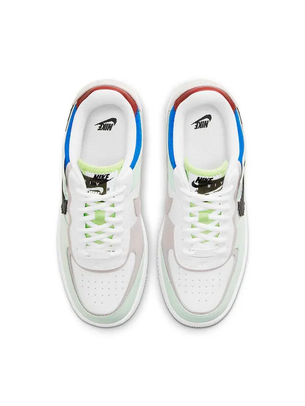 Кроссовки air force 1 shadow se Nike — изображение 4 из 4, белый/зеленый/розовый