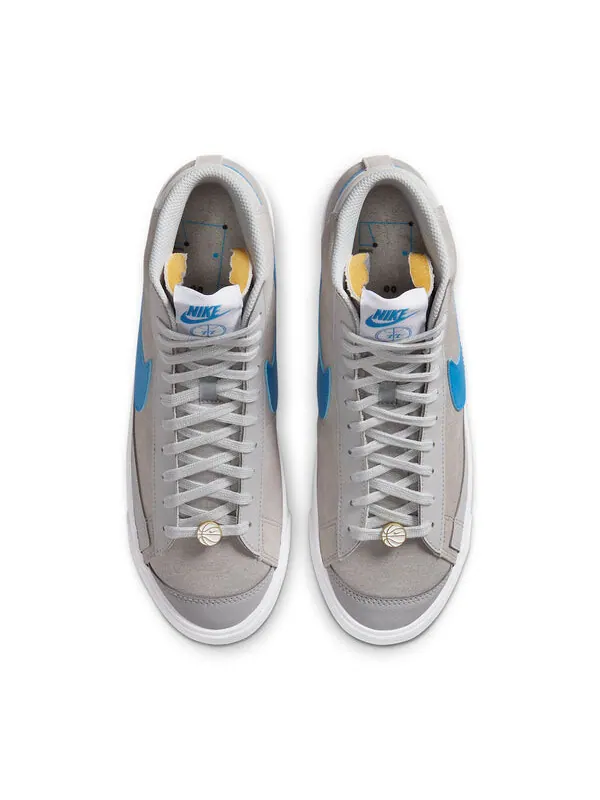Кроссовки blazer mid '77 'coney island hoops' Nike — изображение 4 из 4, серый/синий