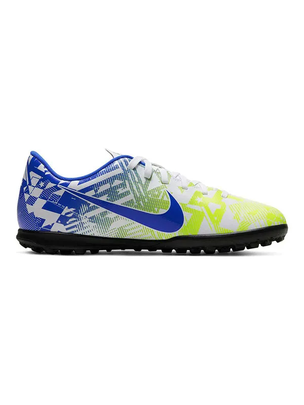 Кроссовки jr vapor 13 club njr tf turf 'white racer blue volt' Nike — изображение 2 из 4, белый/синий