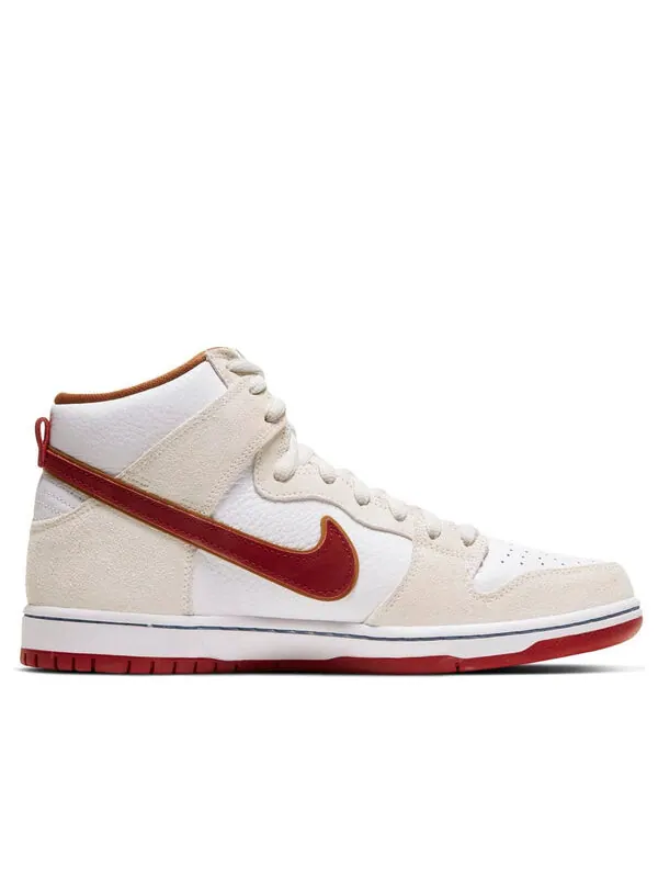 Кроссовки sb dunk high 'sail' Nike — изображение 2 из 4, бежевый