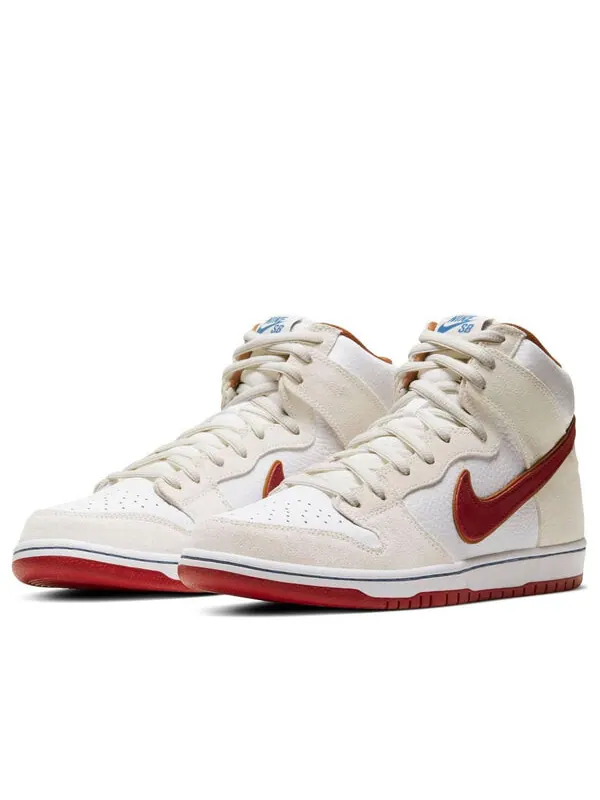 Кроссовки sb dunk high 'sail' Nike — изображение 3 из 4, бежевый