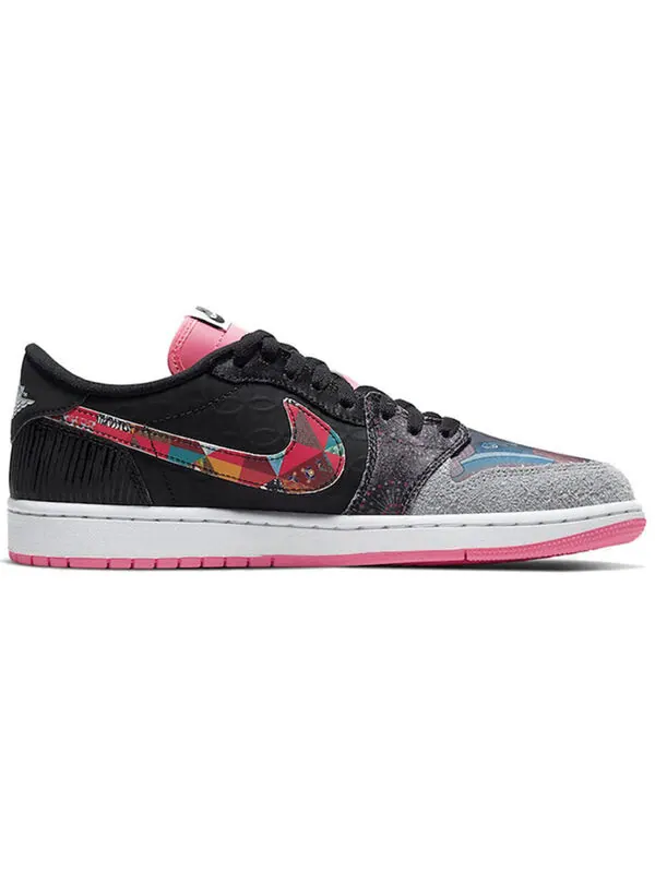 Кроссовки 1 low og Air Jordan — изображение 2 из 4, черный/мульти