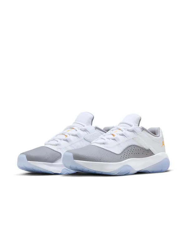 Кроссовки 11 см фут низкие Air Jordan — изображение 2 из 4, белый/золотистый-серый