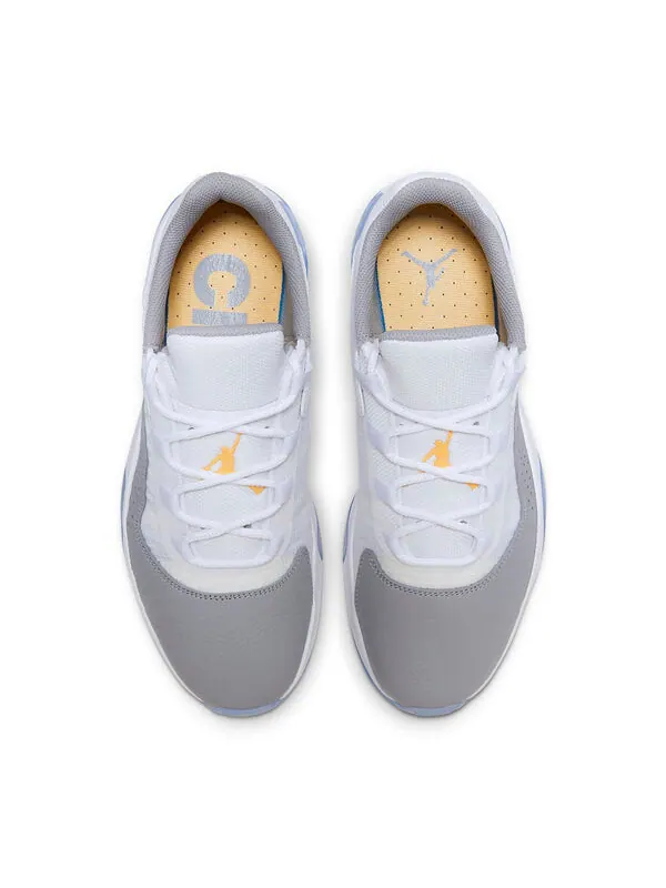Кроссовки 11 см фут низкие Air Jordan — изображение 3 из 4, белый/золотистый-серый
