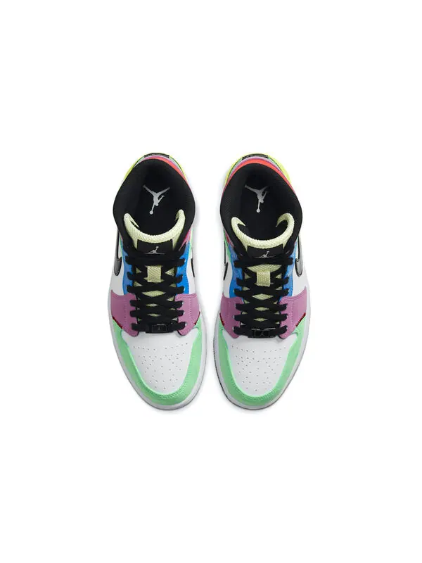 Кроссовки 1 средний размер Air Jordan — изображение 4 из 4, белый/мульти