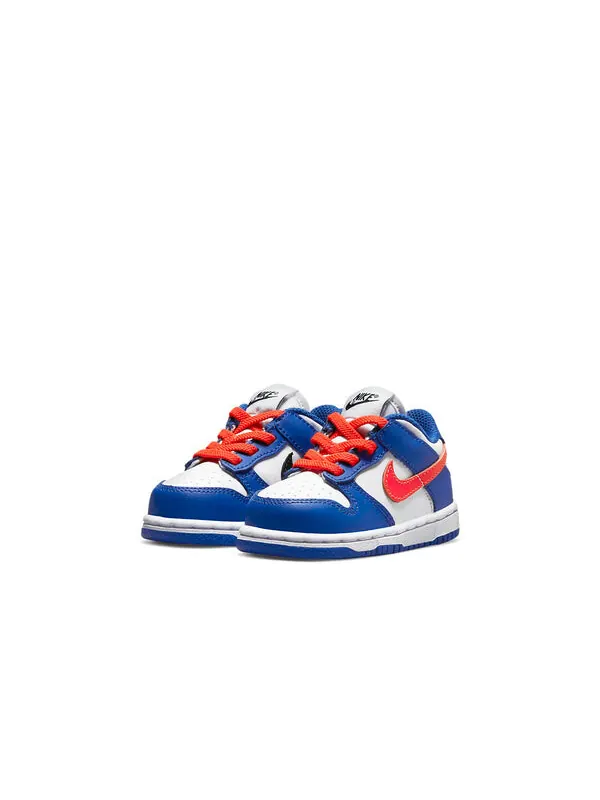 Кроссовки данк лоу Nike — изображение 3 из 4, белый/синий/оранжевый