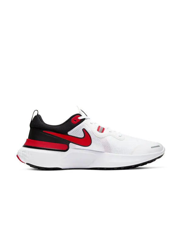 Кроссовки React Miler красные Nike — изображение 2 из 4, белый/красный/черный