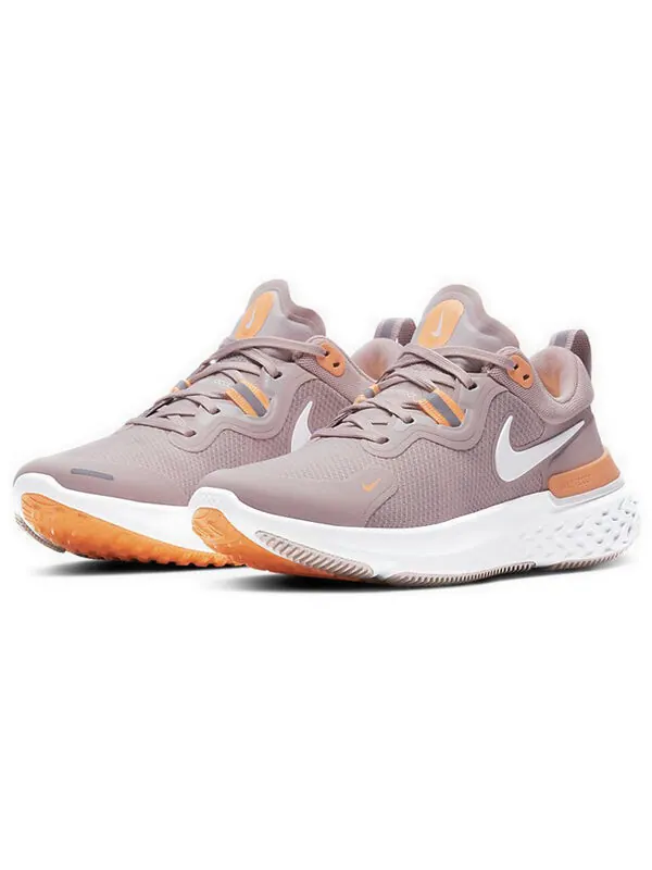 Кроссовки react miler 'champagne' Nike — изображение 3 из 4, белый/оранжевый/розовый