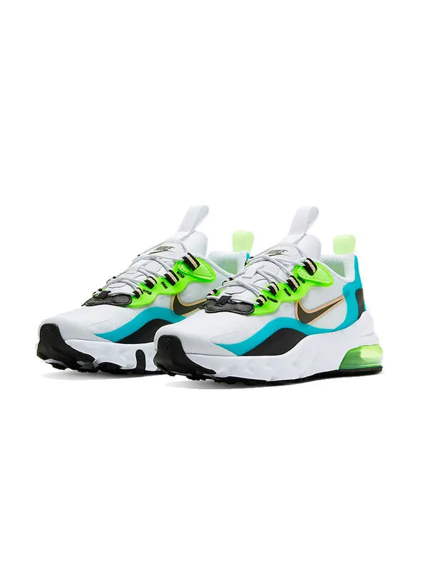 Кроссовки air max 270 react se Nike — изображение 3 из 4, голубой/черный/зеленый