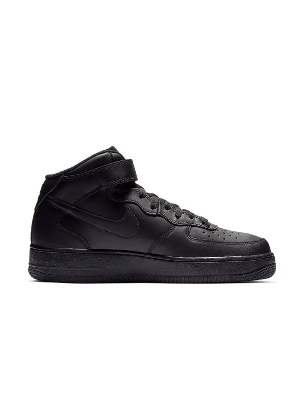Кроссовки Nike Air Force 1 Mid '07 'Triple Black' — изображение 2 из 5, черный