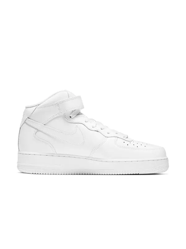 Кроссовки Nike Air Force 1 Mid '07 'Triple White' — изображение 2 из 4, белый