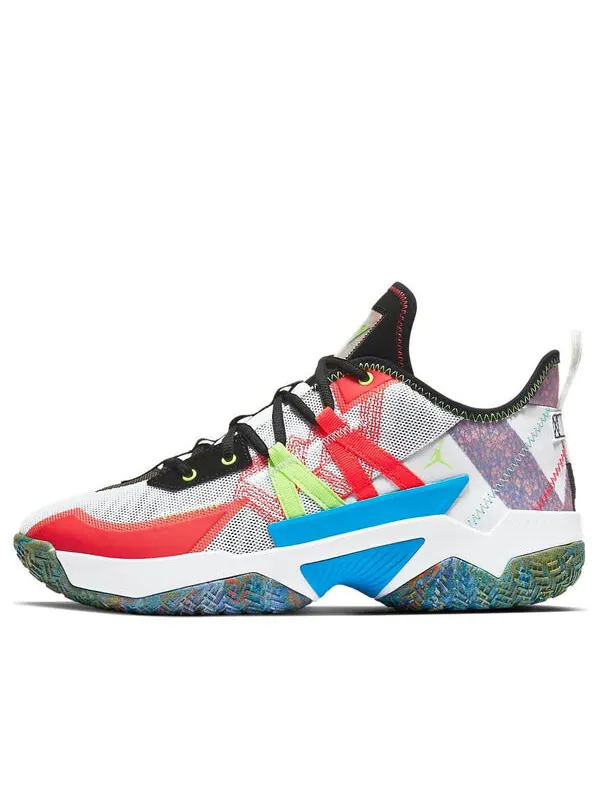 Кроссовки westbrook one take 2 pf Air Jordan — изображение 1 из 4, белый/зеленый