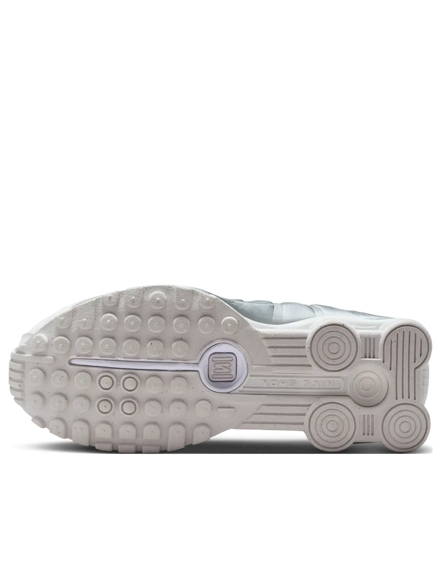 Кроссовки (GS) Nike Shox R4 'White Metallic Silver' — изображение 7 из 7, белый