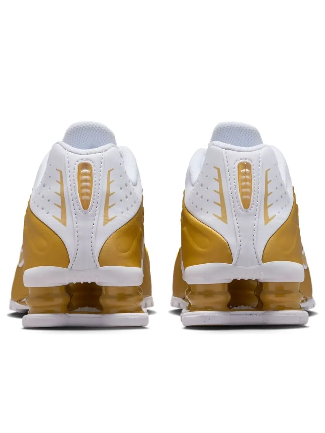 Кроссовки (GS) Nike Shox R4 'Metallic Gold White' — изображение 3 из 6, золото