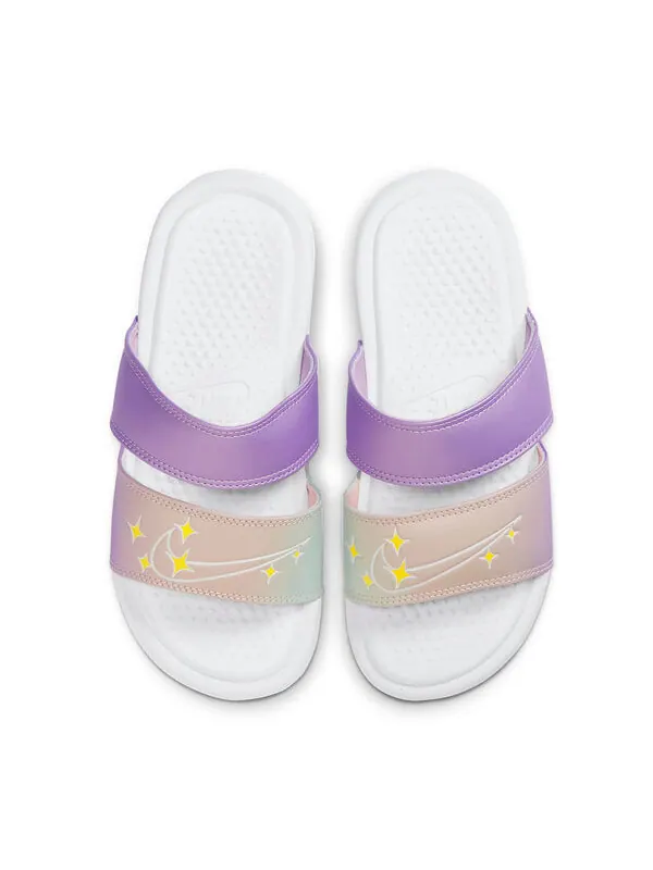 Тапочки benassi duo ultra slide 'purple star' Nike — изображение 3 из 4, розовый/фиолетовый