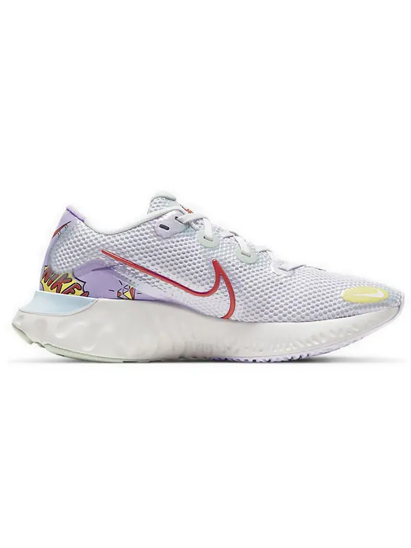 Кроссовки renew run 'barely grape' Nike — изображение 2 из 4, белый-фиолетовый--желтый