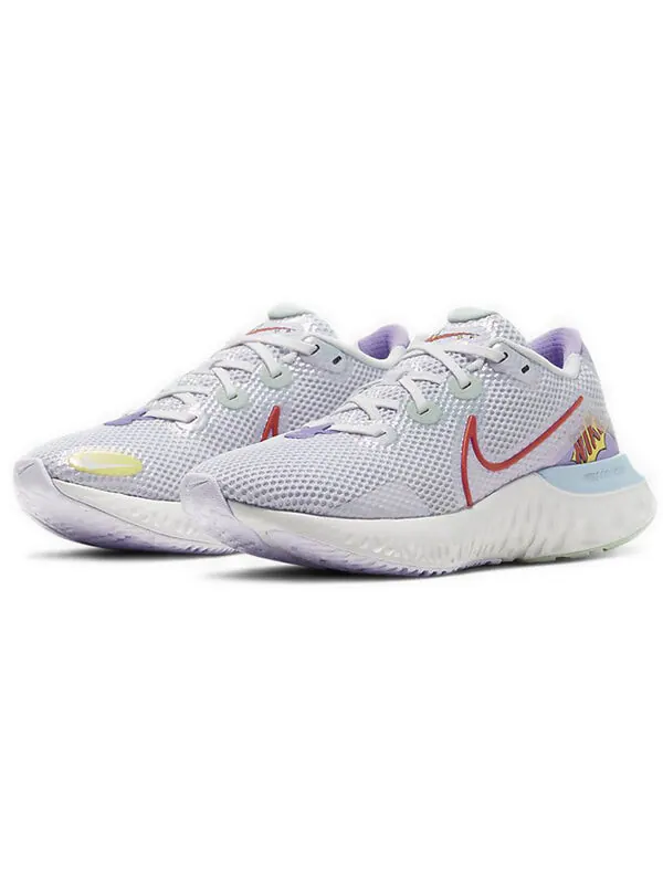 Кроссовки renew run 'barely grape' Nike — изображение 3 из 4, белый-фиолетовый--желтый
