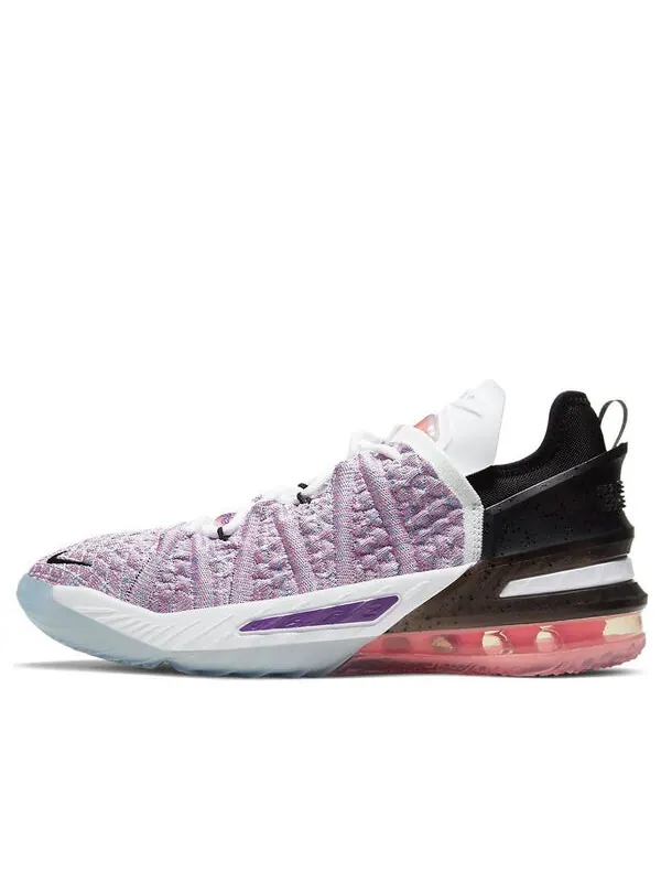Кроссовки lebron 18 'graffiti' Nike — изображение 1 из 4, фиолетовый/черный/синий