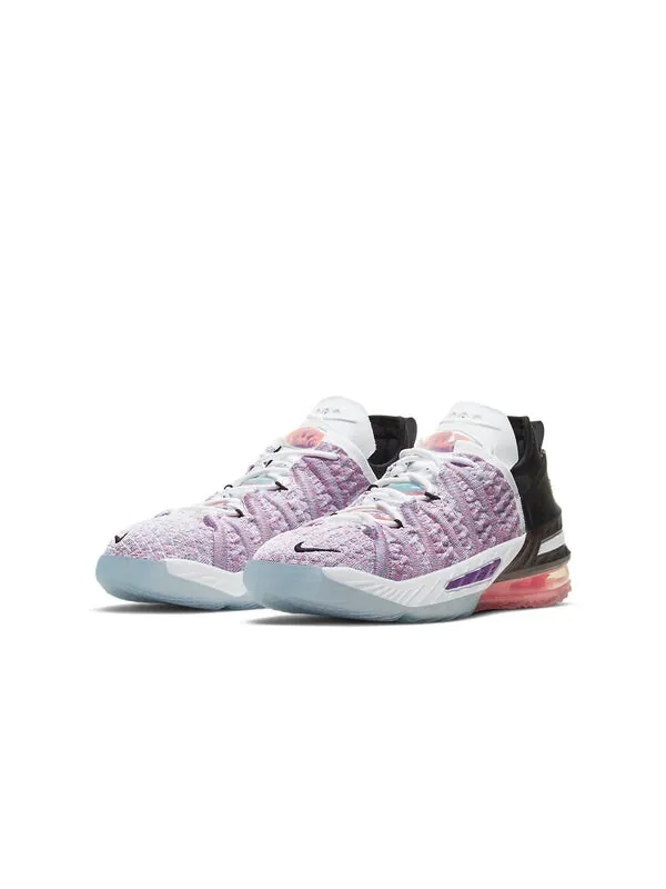 Кроссовки lebron 18 'graffiti' Nike — изображение 3 из 4, фиолетовый/черный/синий