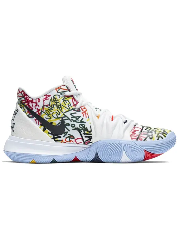 Кроссовки sue bird x kyrie 5 Nike — изображение 2 из 4, белый