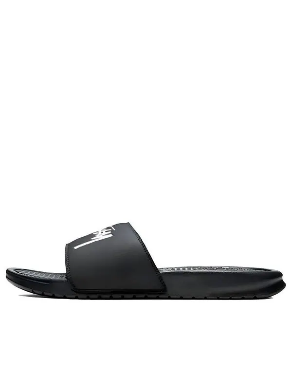 Тапочки x stussy benassi Nike — изображение 1 из 4, черный