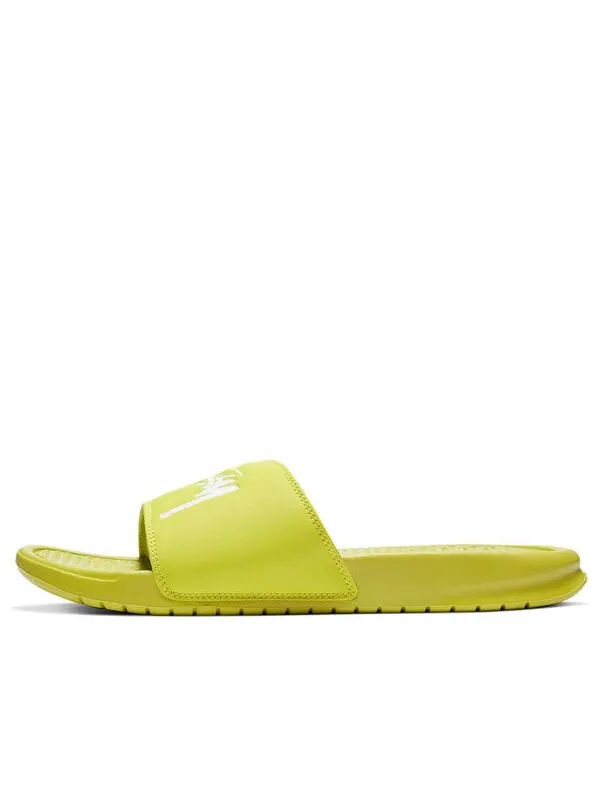 Тапочки x stussy benassi Nike — изображение 1 из 4, желтый