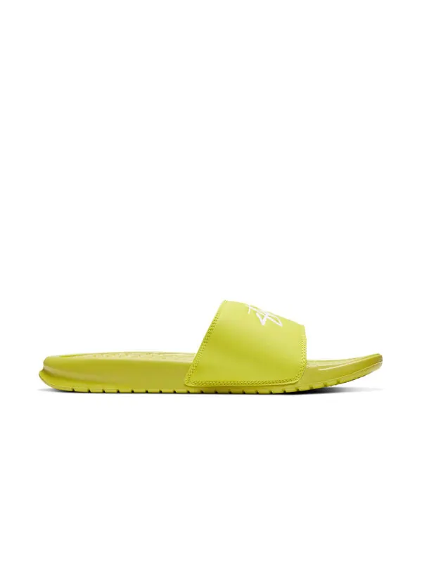 Тапочки x stussy benassi Nike — изображение 2 из 4, желтый