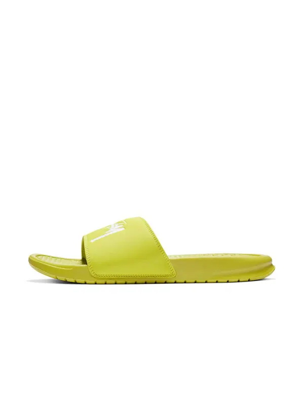 Тапочки x stussy benassi Nike — изображение 3 из 4, желтый