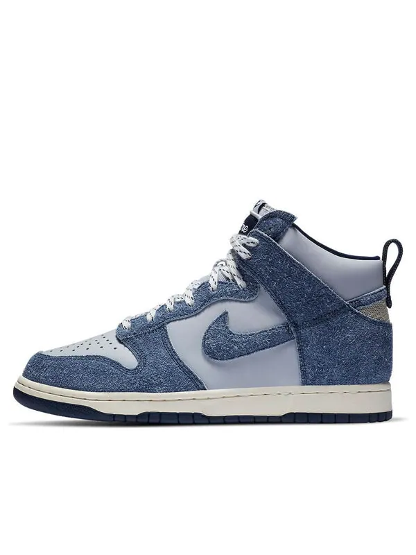 Кроссовки x notre dunk высокие Nike — изображение 1 из 4, серый/синий